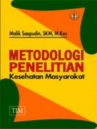 Image of metodologi penelitian kesehatan masyarakat